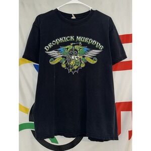 Dropkick Murphys T Shirt Large Shipping Up To Boston Vintage Y2K Band Tee
